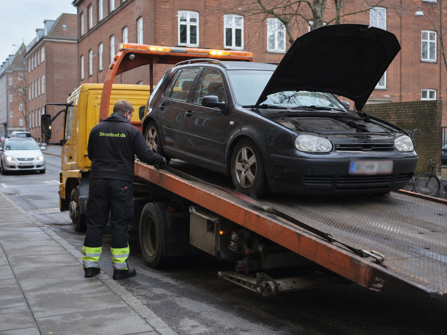 Bilen behøver ikke kunne starte eller køre