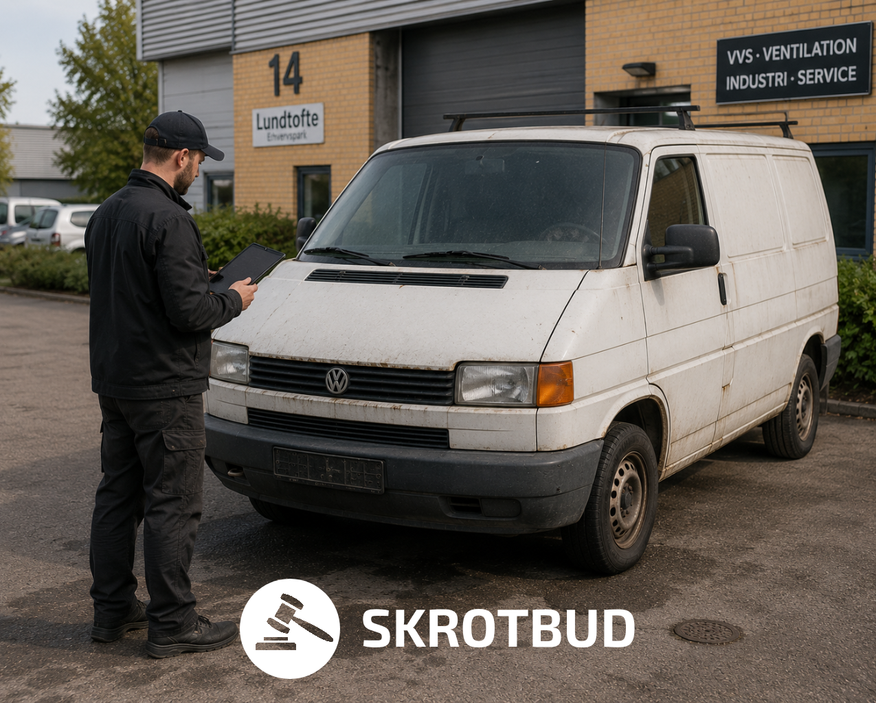 Firmabil eller varebil i Lundtofte