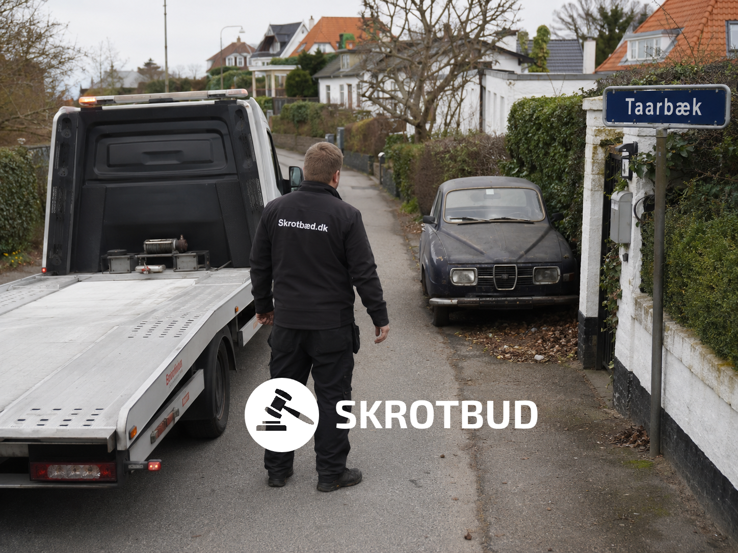 Smal vej eller begrænset vendeplads i Taarbæk