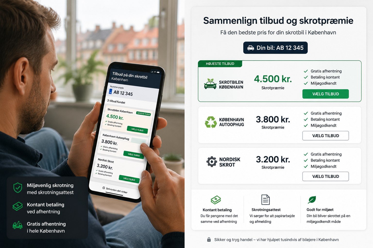 Skrotpræmien er ikke altid hele bilens værdi