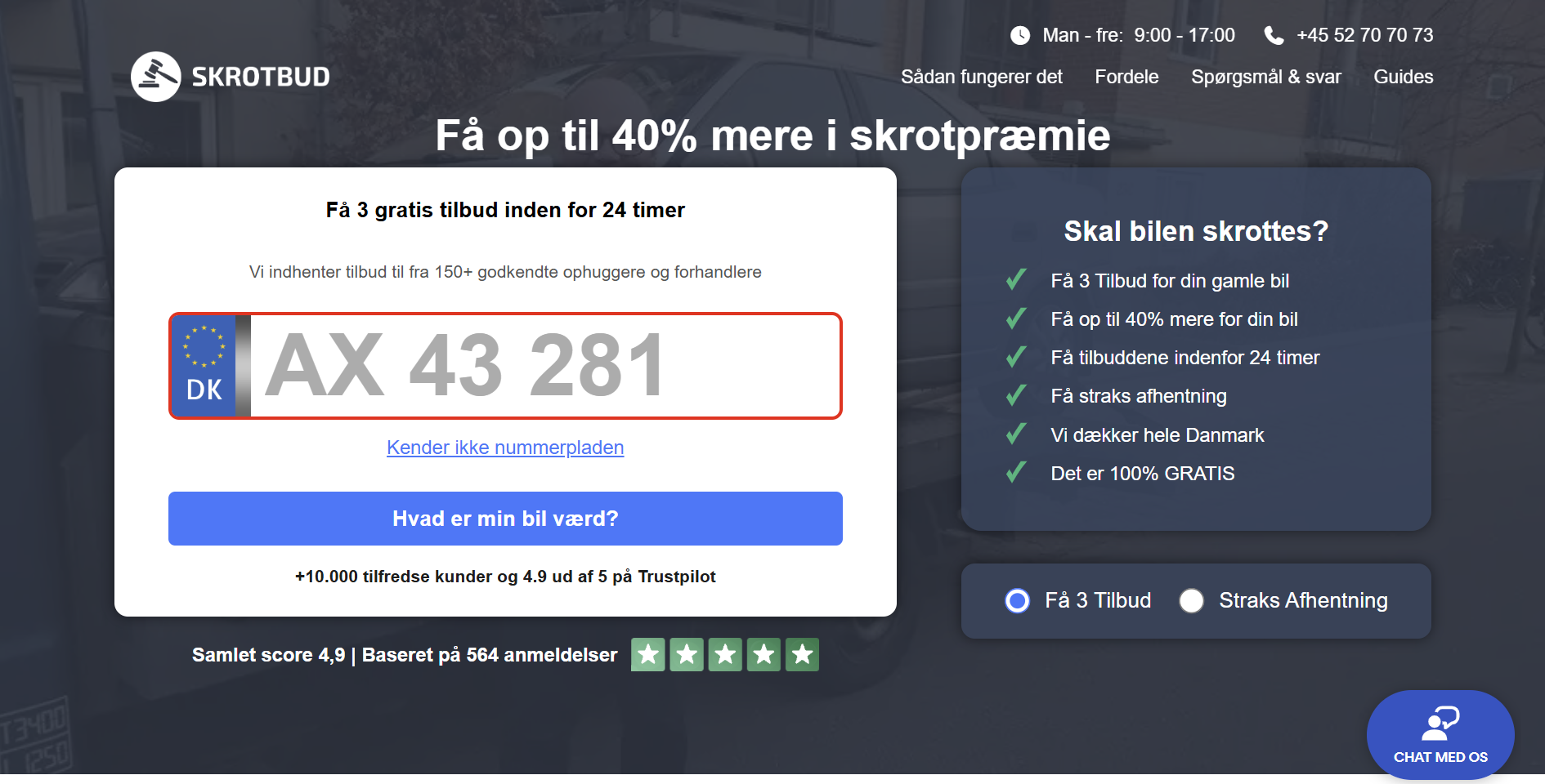 Infografik: Sådan får du et tilbud på en bil – trin for trin